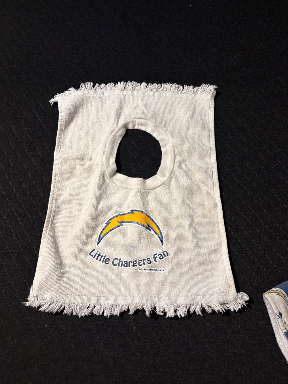 San Diego Kids Bib & Hat Set - Light Blue/White - Picture 7 of 7